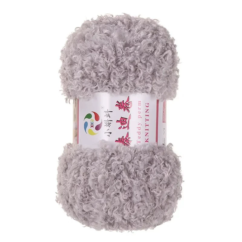 Кати Teddy Rolling Wool Warbur twisted basket Teddy dog special line Korean blog lord three DIY handmade hook needles