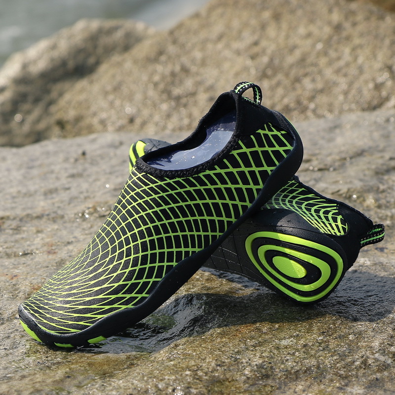 成人沙浮潜鞋夏季情侣涉水游泳鞋男女户外胶印防滑速干跑步骑行鞋