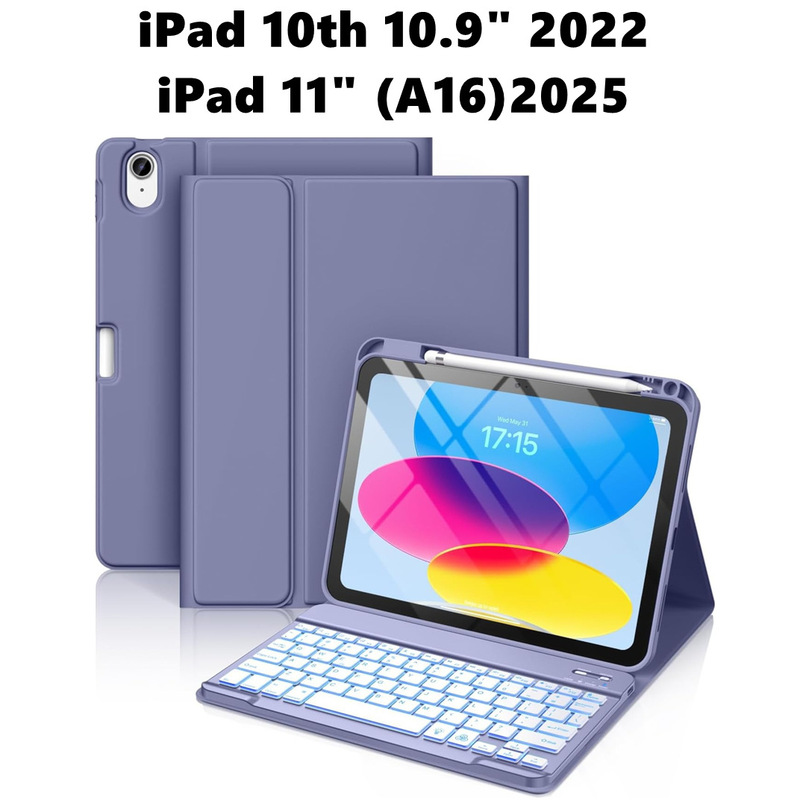 Ipad11 Generation Tablet Protective Case Prom5 Bluetooth Keyboard Apple Air11 Pen Slot Backlit Leather Case Suitable for Cross-Border Use Ipad11 Generation Tablet Protective Case Prom5 Bluetooth Keyboard Apple Air11 Pen Slot Backlit Leather Case Suitable for Cross-Border Use