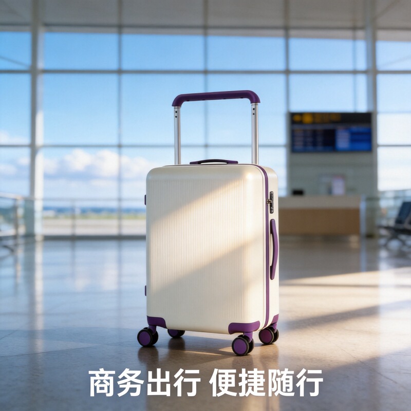 Supports customization of stylish business travel suitcases. Lightweight hard-shell travel suitcase, comfortable type, with wide pull rod Supports customization of stylish business travel suitcases. Lightweight hard-shell travel suitcase, comfortable type, with wide pull rod