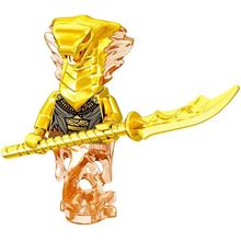 幻影人仔兼容乐高电影GA122黄金纵火狂蛇益智拼装忍者积木人仔