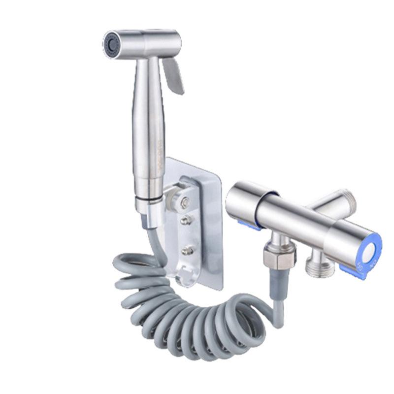 Kit de Pistola Rociadora para Inodoro de Acero Inoxidable con Manguera Telescópica para Baño
