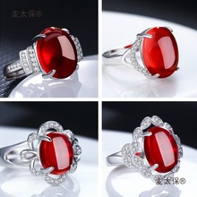 S925���y�t��ʯ��Ȼ�G���謔觽�ָ��Ůʿ荽������nʳָ�_��̫��