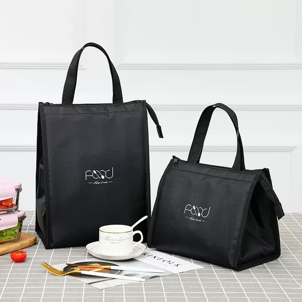 Cross-Border Thickened Lunch Box Bag, Large Lunch Bag with Compartments for Food, Thermal Insulation, Durable, Portable Insulated Bag