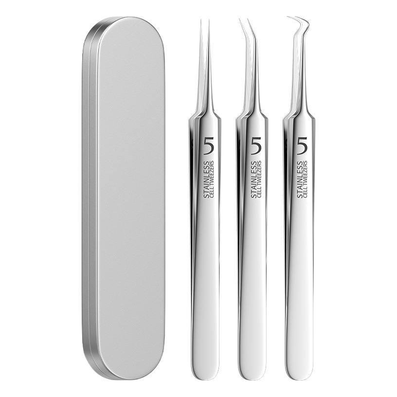 Super punta N ° 5 clip celular clip de acné blackhead eliminación pinzas salón de belleza aguja especial acné eliminación de acné