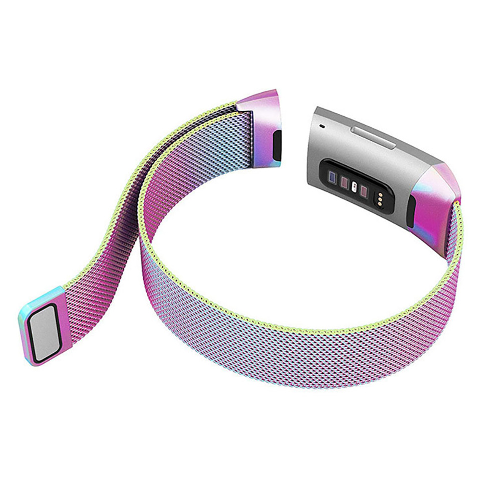 Suitable for Charge 3/4 universal Milanese strap/loop magnetic buckle strap/fitbit strap