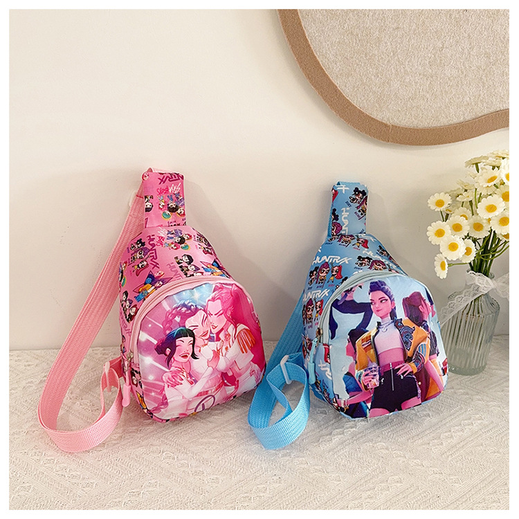 New Children's Bags, Little Girls' Shoulder Chest Bags, Girls' Crossbody Bags, Boys' and Girls' Fashionable Outing Chest Bags