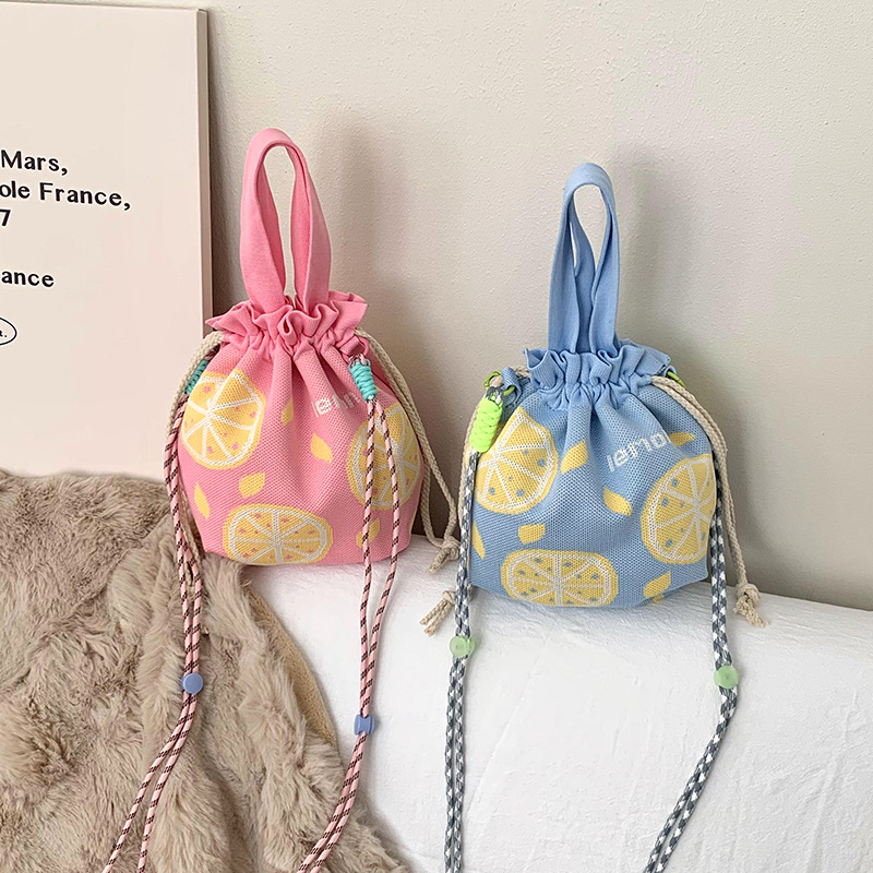 Bolsa de mano de mujer, nueva bolsa de regalo de vacaciones de gran capacidad, bolsa de tejido portátil, bolsa de cubo, bolsa de almuerzo, bolsa de mochila