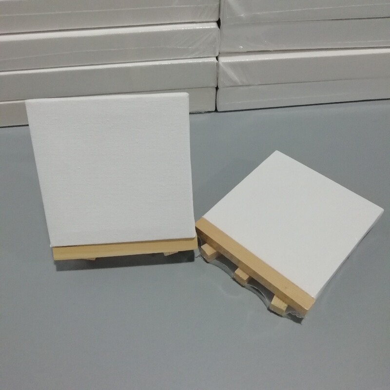 迷你10x10cm油画框带布纯棉布油画框写生画板纯棉布丙烯画板油画|undefined