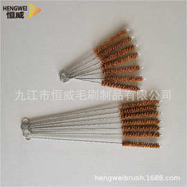 恒威30#椰棕刷304不锈钢杯刷子奶瓶吸管刷试管清洁毛刷吸管刷杯刷