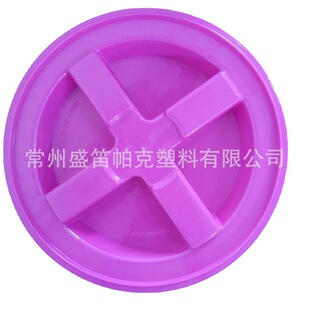 20L American plastic bucket car washing bucket spiral cover repeated opening with sand net