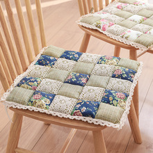 跨境韩版椅子垫坐座垫田园碎花布艺馒头垫餐椅垫泡泡垫外贸批发
