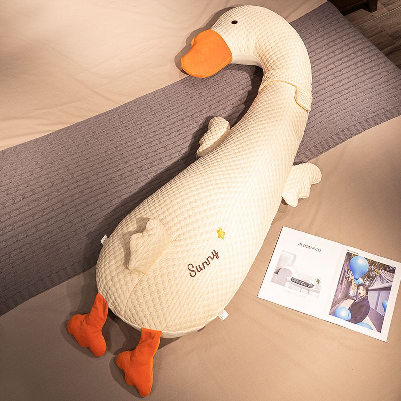 빅 화이트 구스 [시원한 아이스 실크 콩 벨벳 소재]