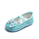 Export to Japan Foreign Trade Tail Single Girl Cartoon Shallow Canvas Shoes Ice Queen Princess Aisha Spring and Autumn Single Shoes