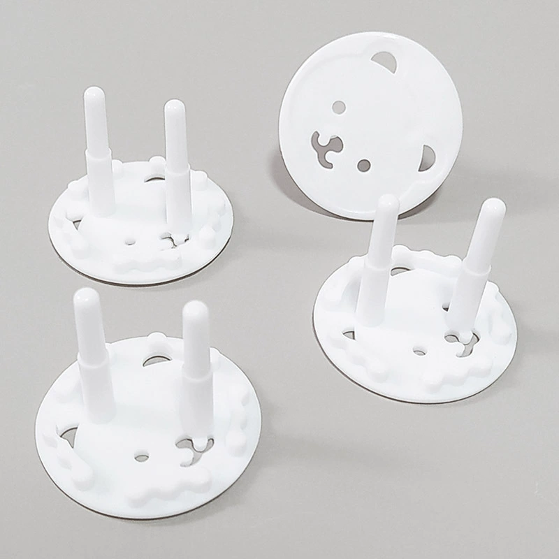 Temu европейская стандартная утолщеная круглая головка детская розетка защитная крышка