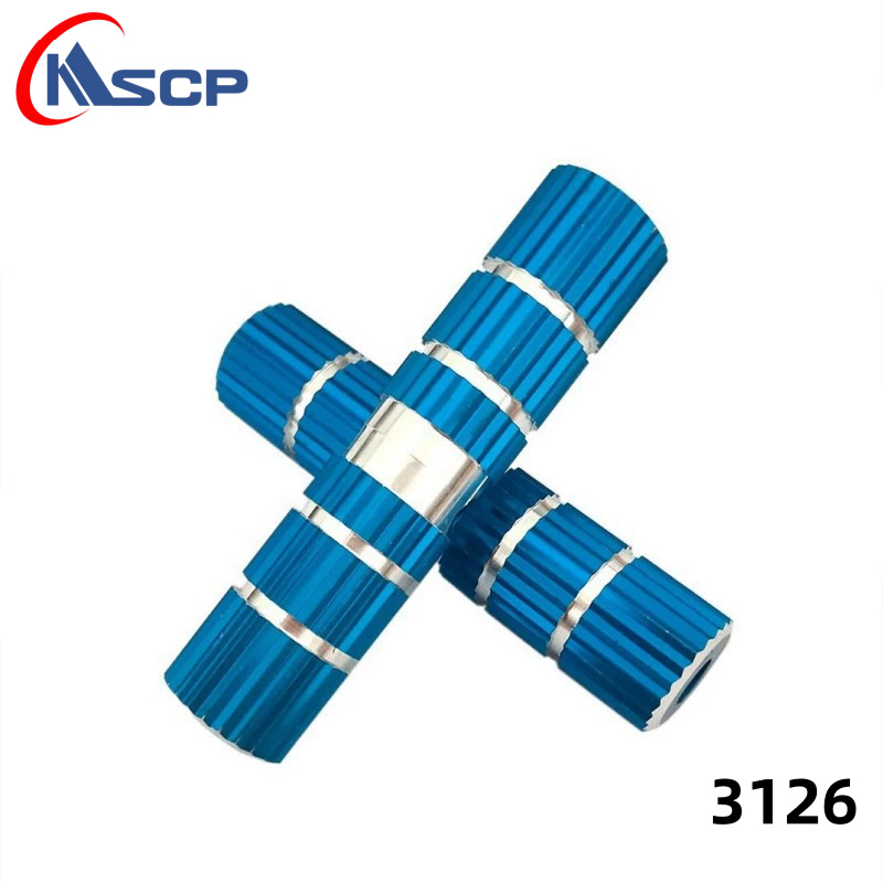 Bicicleta columna de aluminio Barra de pie cilíndrica bicicleta de montaña varilla de pedal columna de pie sólido cohete cilindro accesorios al por mayor