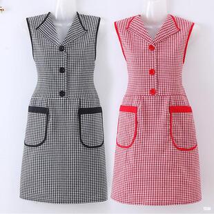 Manufacturer Cotton Vest Fashion Apron for Women Home Kitchen Trendy Breathable Oil-Proof Cute Workwear