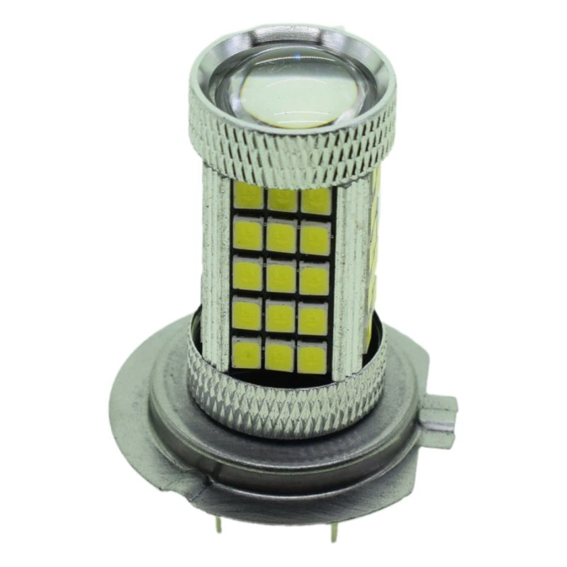 Автомобильная светодиодная противотуманная фара 2835 66SMD яркий светодиодный Автомобильный свет H7 передняя противотуманная фара 12 В мотоциклетная фара H4 фара