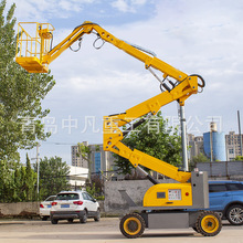 自行曲臂式高空作业升降平台 路灯监控维修平台360度旋转梯