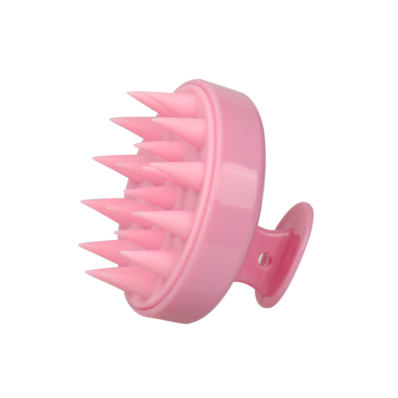 Factory spot massage shampoo brush artifact silicone shampoo brush scalp cleaning soft bath comb hairdressing tools