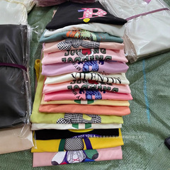 2元の露店品夜市に露店を出して新春夏の女装半袖tシャツアリババ1688卸売り網
