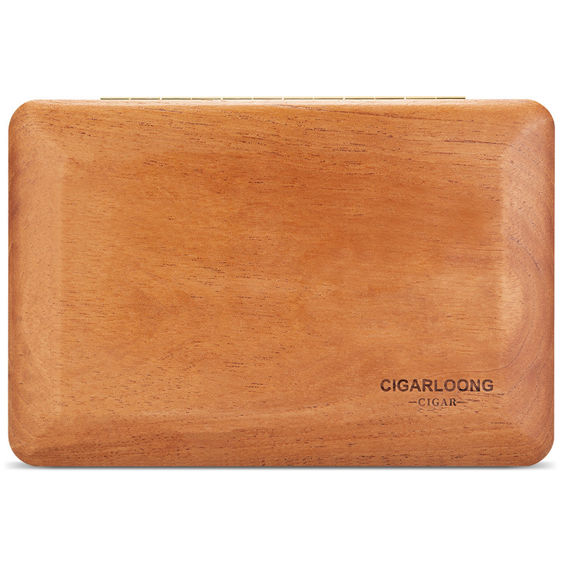 Qilong ペルー杉無垢材ポータブルシガーボックスシガーケースシンプルで軽量ギフトボックス CA-25DG|undefined