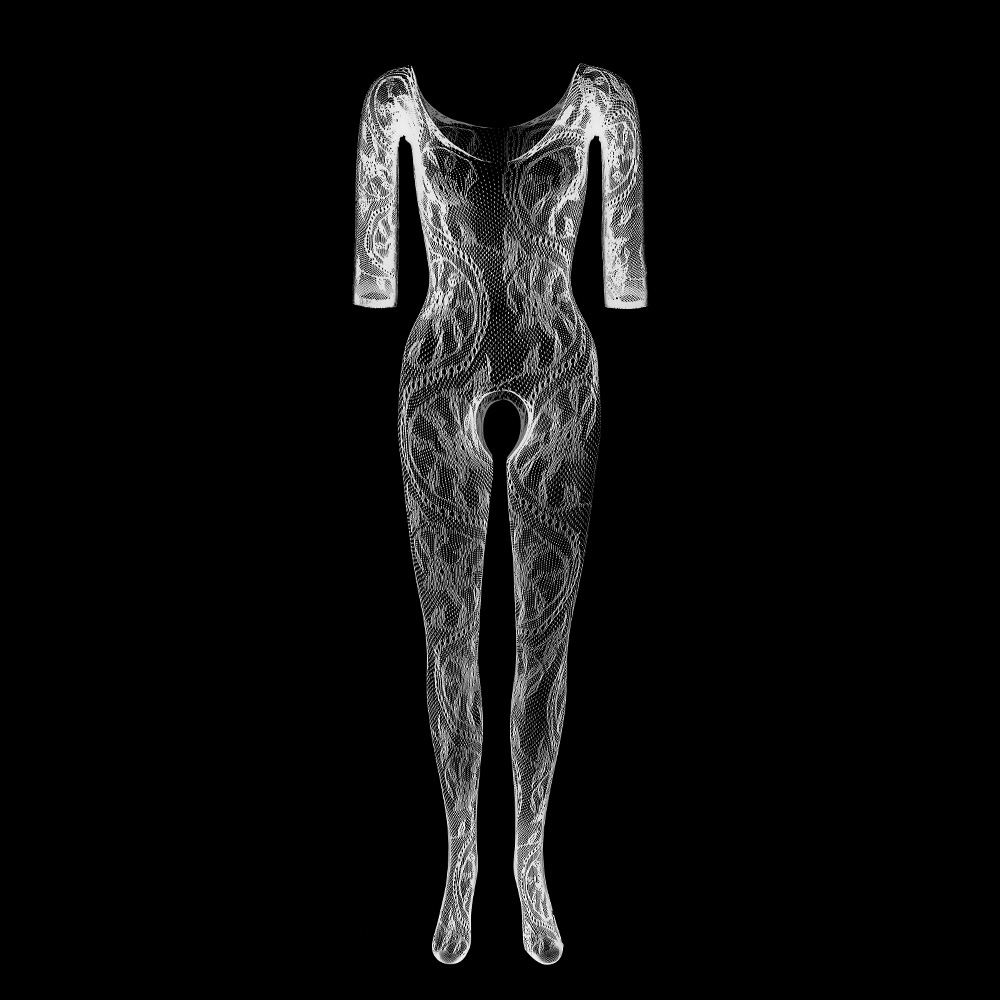 男性の連体ネットの靴下のジャカードのガーターの透かし彫りの男性のねじの高い弾力性は身のネットの服のストッキングの口の前後をつなぎます。