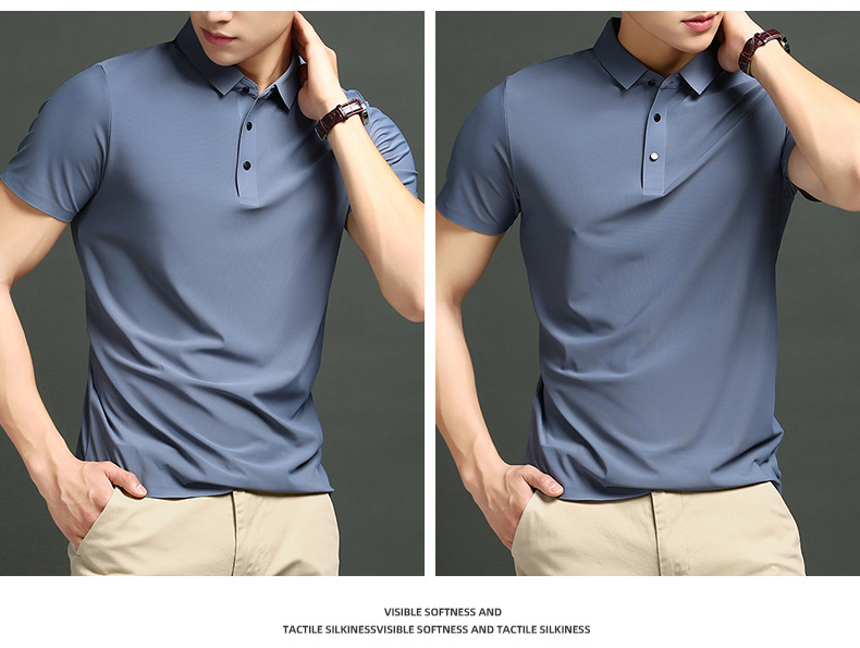 Ice Silk Polo Shirt