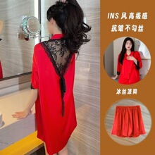 �ļ��¿��Ը�˯��Ů�p�ݱ�������˯ȹ����r���⴩�r��˯��ȹ���b