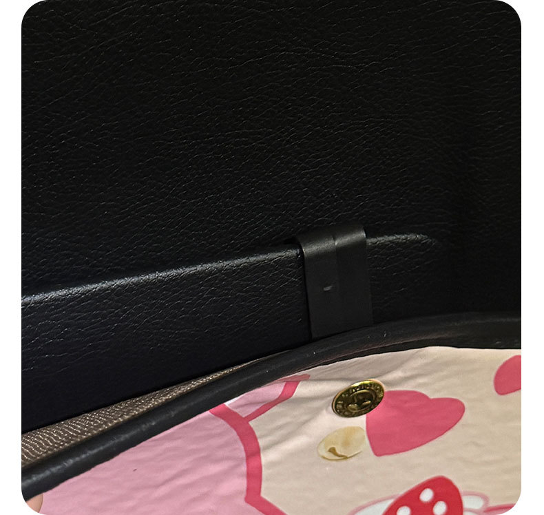 Cartoon Three Car Seat Back Anti-Kick Pads for Women, Cute Car Leather Seat Back Anti-Fouling Pads, Cartoon Protective Pads