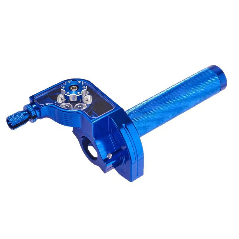 New off-road motorcycle throttle handle with visible throttle, CNC Gatling third-generation twist throttle, cross-border supply
