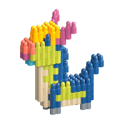 QL Liqu e-commerce version of bullet particle building blocks children's assembled educational enlightenment toys LQ6674G