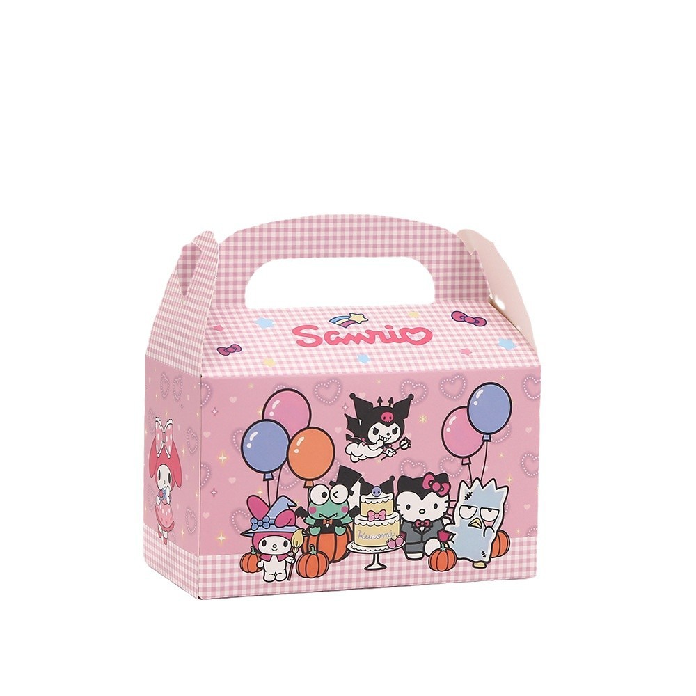 Sanrio Cullome Melody Jade Gui perro fiesta de cumpleaños caja de cuerno bolsa de regalo caja de dulces bolsa de regalo