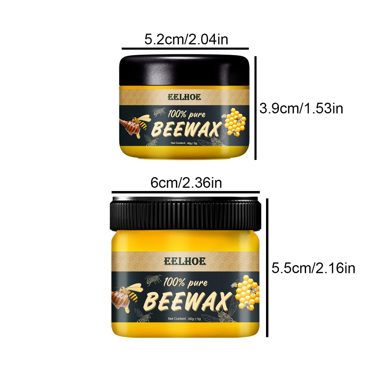 EELHOE Natural Beeswax Image 2