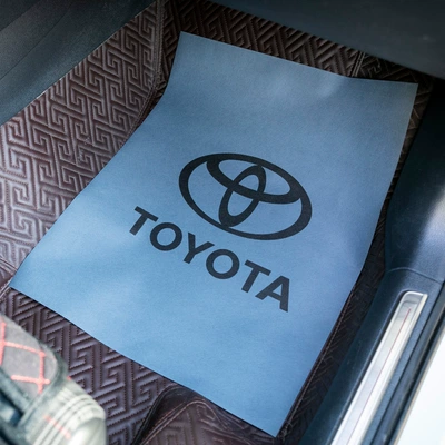 Universal Foot Pad Shops, 50 Pieces, Guangzhou - 4253-enlarged-gray-toyota-logo-50-sheets