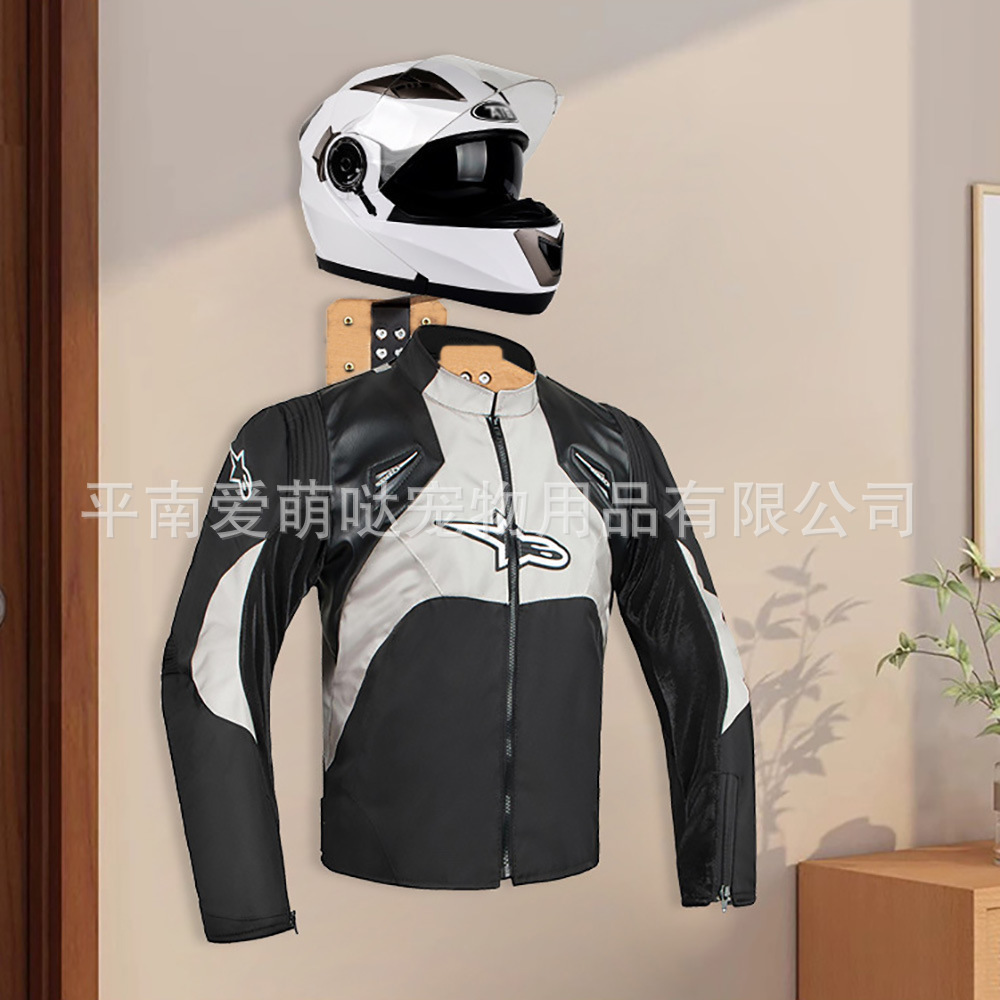 Wall-Mounted Motorcycle Helmet Storage Rack Wooden Tactical Equipment Organizer Police Equipment Solid Wood Hanger in Stock