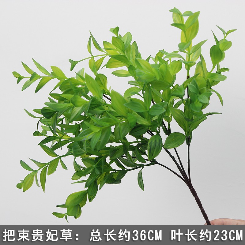 2025 nueva imitación de plantas verdes de flores de hierba de hierba decoración de fondo de boda flores verdes colgantes flor de bodas