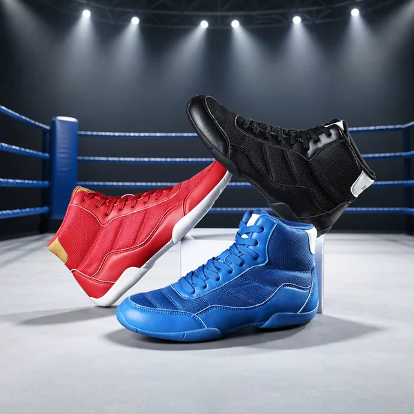 mocjuxo boxing shoes unisex high-top wrestling shoes children's combat training shoes wrestling shoes manufacturer