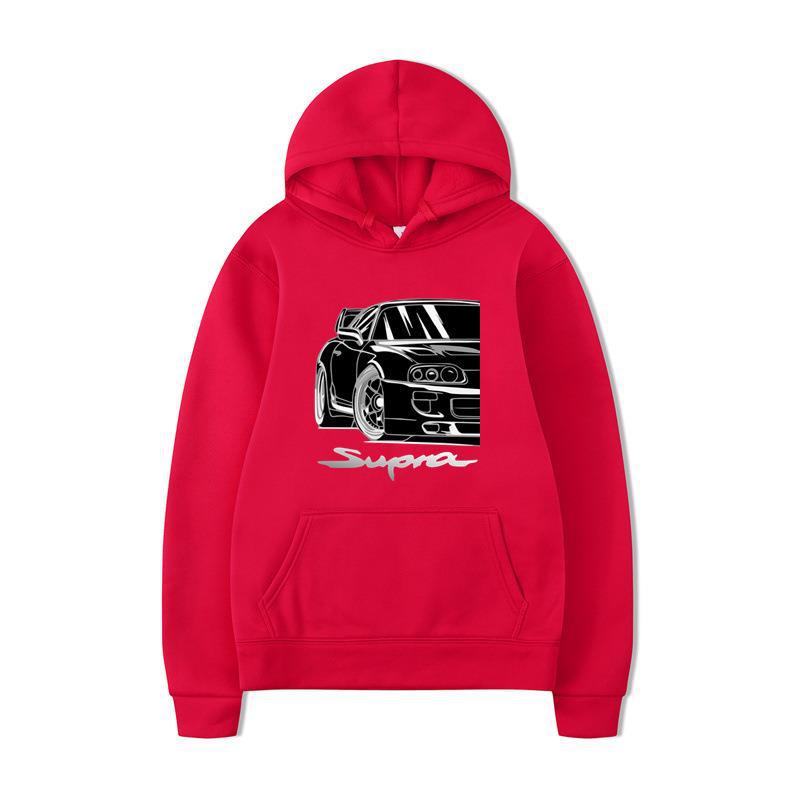 Autumn/Winter 2023 Pullover Hoodie Plush Sweater Hooded Fashion Black Letter Couple Sweater_voghion.com