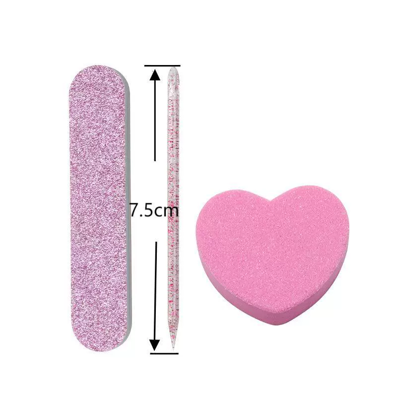 彩色水晶美甲棒工具批发死皮推7.5cm/9.5cm/双头棒50根袋装点钻棒