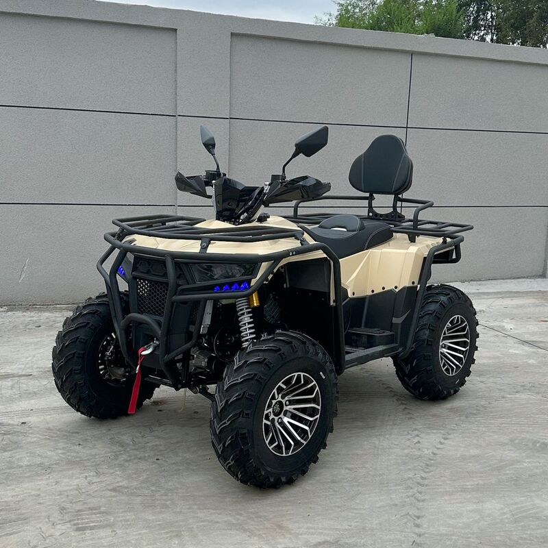 Cross-Border 500Cc Four-Wheel Drive Off-Road Motorcycle Large All-Terrain Vehicle Fuel-Powered 4X4 Automatic Transmission Atv