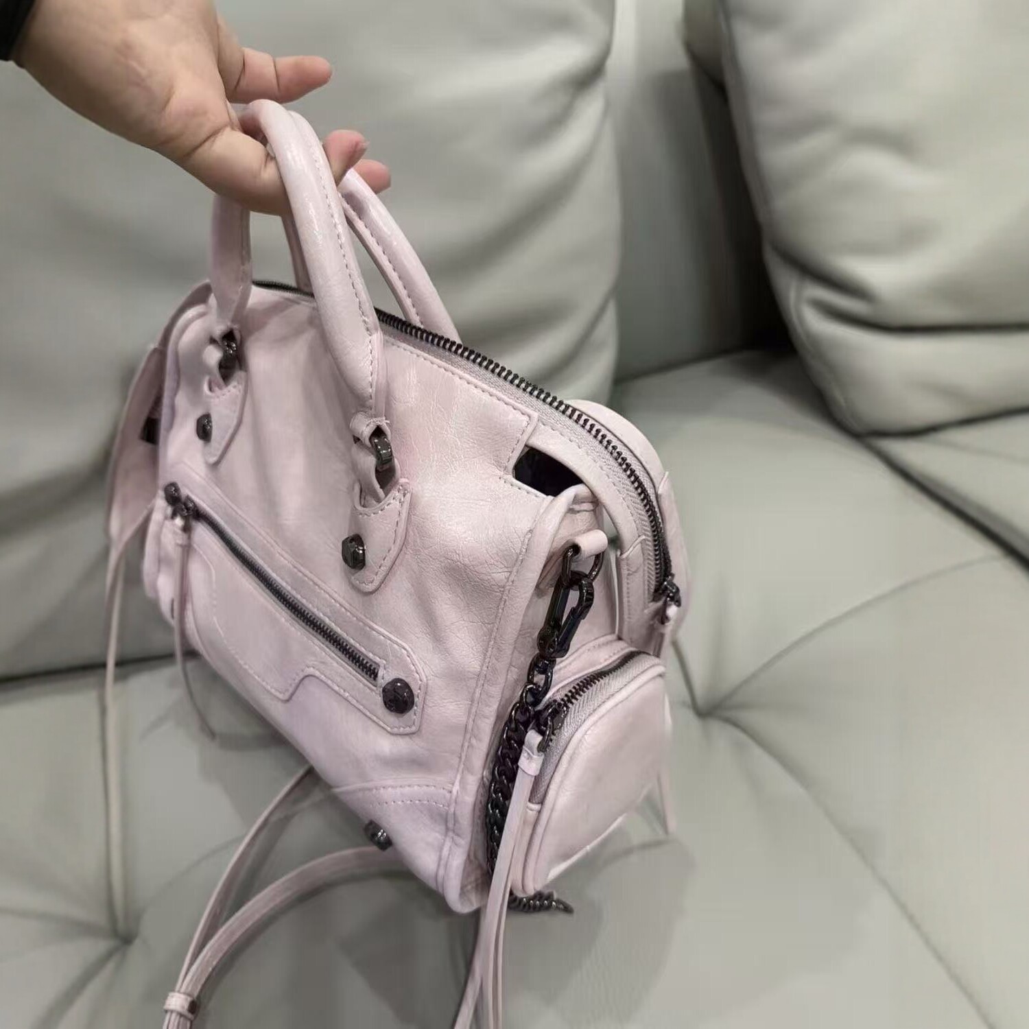 Trendy Cool Biker Bag 2026 New Arrival Versatile Casual Handbag Y2K Retro Design Shoulder Crossbody Bag - Thumbnail 2