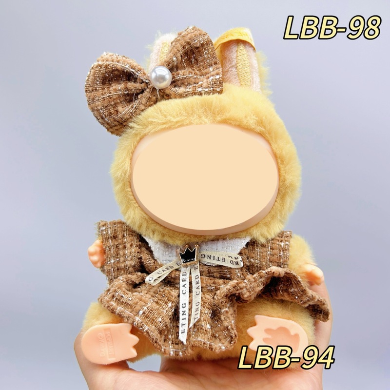 卸売ラブブ labubu ベビー服 17 センチメートルペンダント第一世代と第二世代のビニールぬいぐるみ着替え服セット装飾|undefined