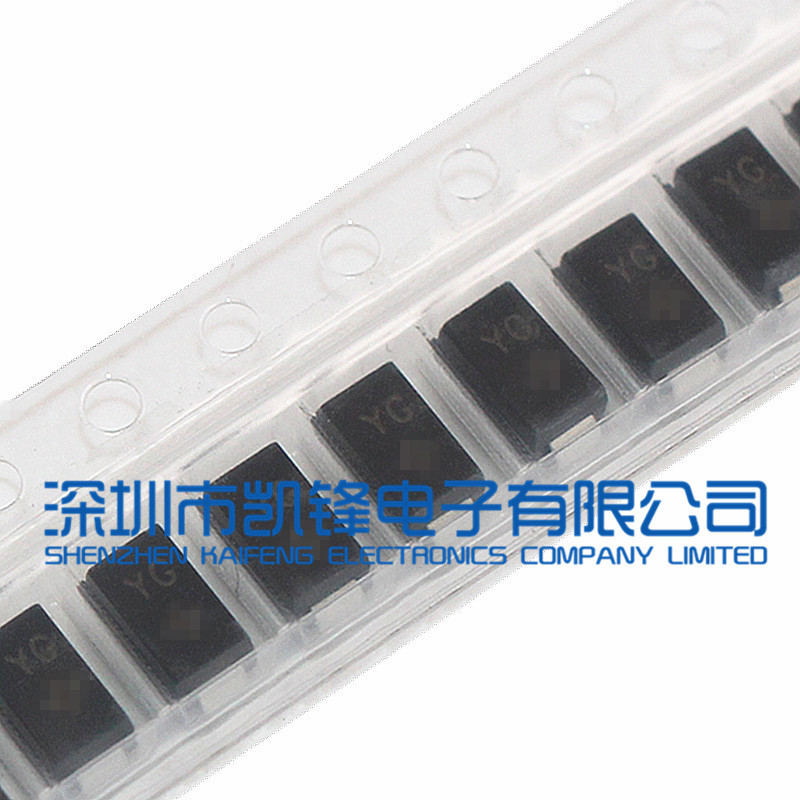 P4SMA6.8A/TR13 瞬态抑制二极管TVS单向 Vrwm5.8V贴片200元1K