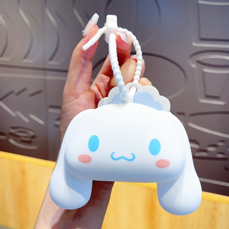 正版三丽鸥格纹草莓系列钥匙扣HelloKitty库洛米玩偶可爱包包挂饰|undefined