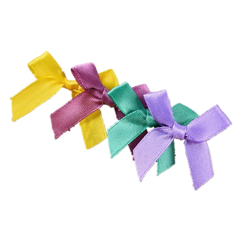 Fabricante en stock 1cm cinta anudada a mano accesorios textiles cinta arco producción
