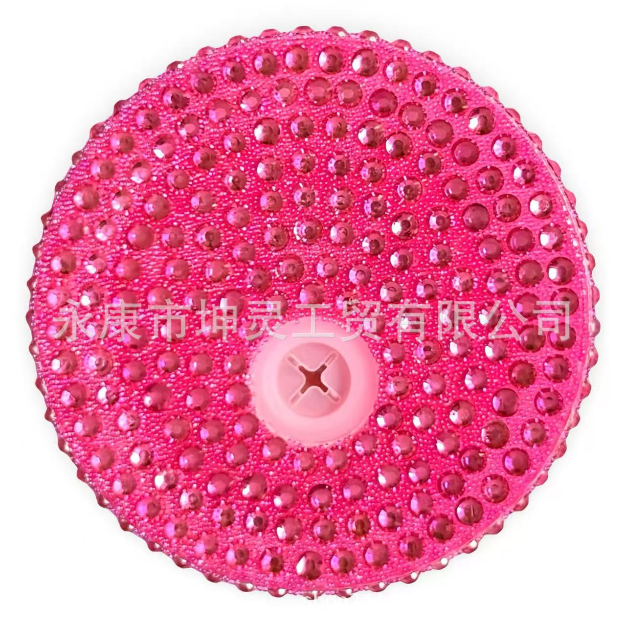 투명한 로즈 레드