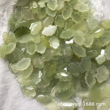 岫玉小配饰批发 手工制作岫玉DIY配件 厂家批发