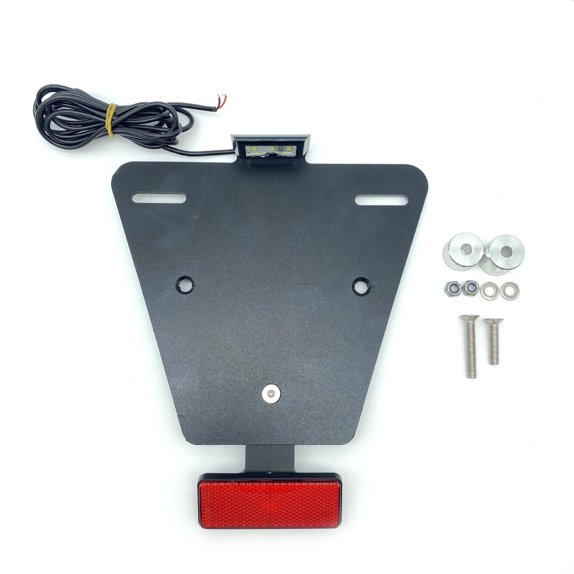 Applicable to BMW R9T 2014-2018 modified rear license plate frame license plate frame with light license plate frame short tail bracket