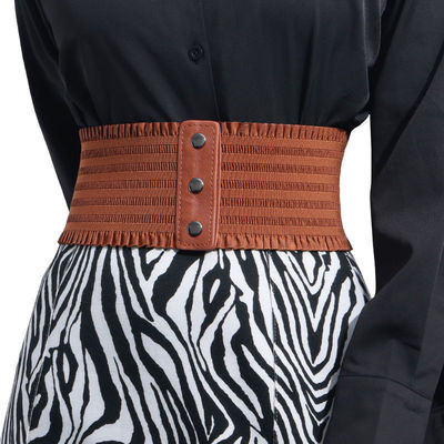 Wide belt lady Waist tassels Show thin Elastic Wide girdle lace decorate Versatile belt jacket Dress
